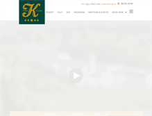 Tablet Screenshot of kclub.ie